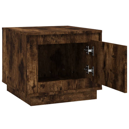 Tavolino da Salotto Rovere Fumo 51x50x44 cm Legno Multistrato | homemem39