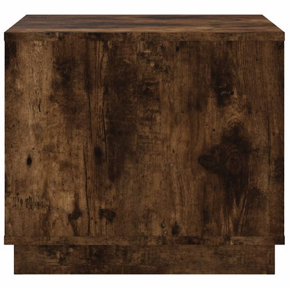 Tavolino da Salotto Rovere Fumo 51x50x44 cm Legno Multistrato | homemem39