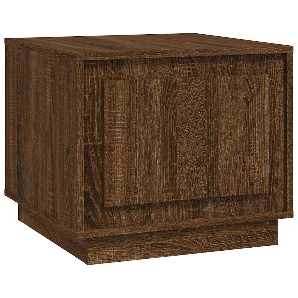 Tavolino da Salotto Rovere Marrone 51x50x44cm Legno Multistrato