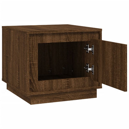 Tavolino da Salotto Rovere Marrone 51x50x44cm Legno Multistrato | homemem39