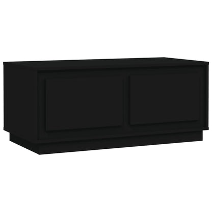 Tavolino da Salotto Nero 102x50x44 cm in Legno Multistrato | homemem39