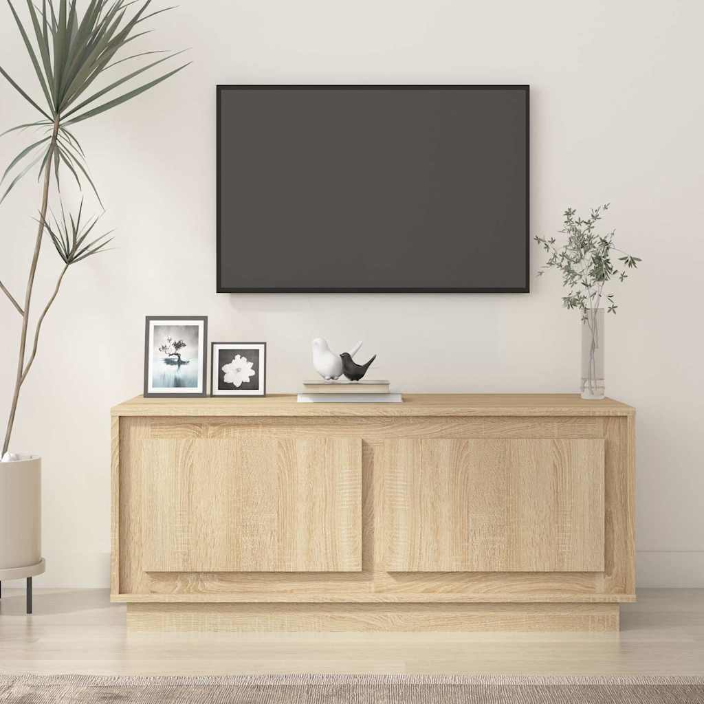Tavolino da Salotto Rovere Sonoma 102x50x44cm Legno Multistrato | homemem39