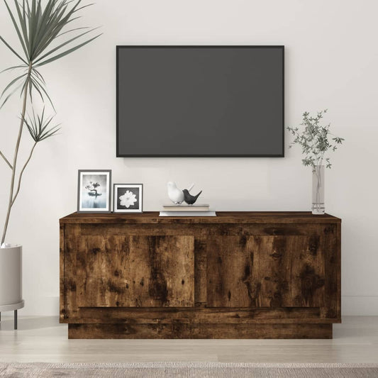 Tavolino da Salotto Rovere Fumo 102x50x44 cm Legno Multistrato | homemem39