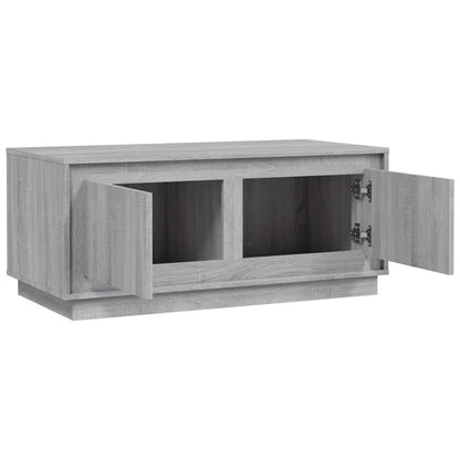 Tavolino da Salotto Grigio Sonoma 102x50x44cm Legno Multistrato | homemem39