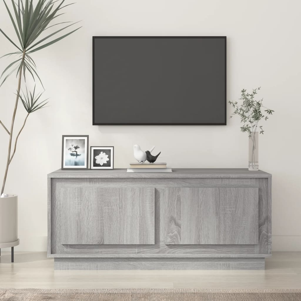 Tavolino da Salotto Grigio Sonoma 102x50x44cm Legno Multistrato | homemem39