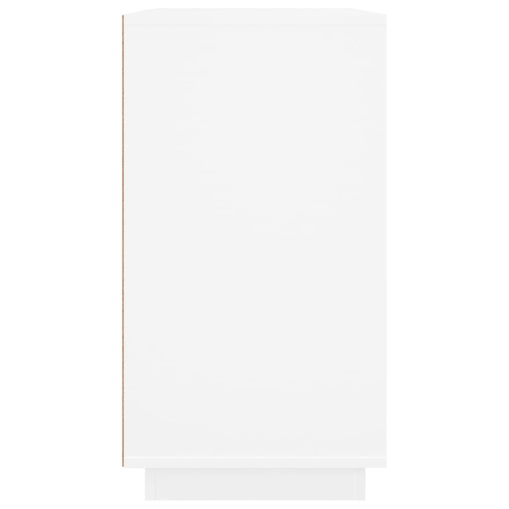 Credenza Bianca 80x34x75 cm in Legno Multistrato - homemem39