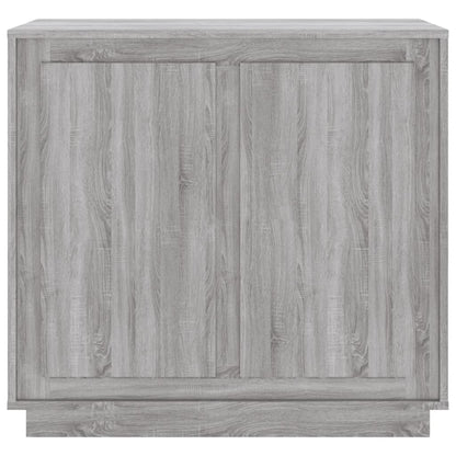 Credenza Grigio Sonoma 80x34x75 cm in Legno Multistrato - homemem39