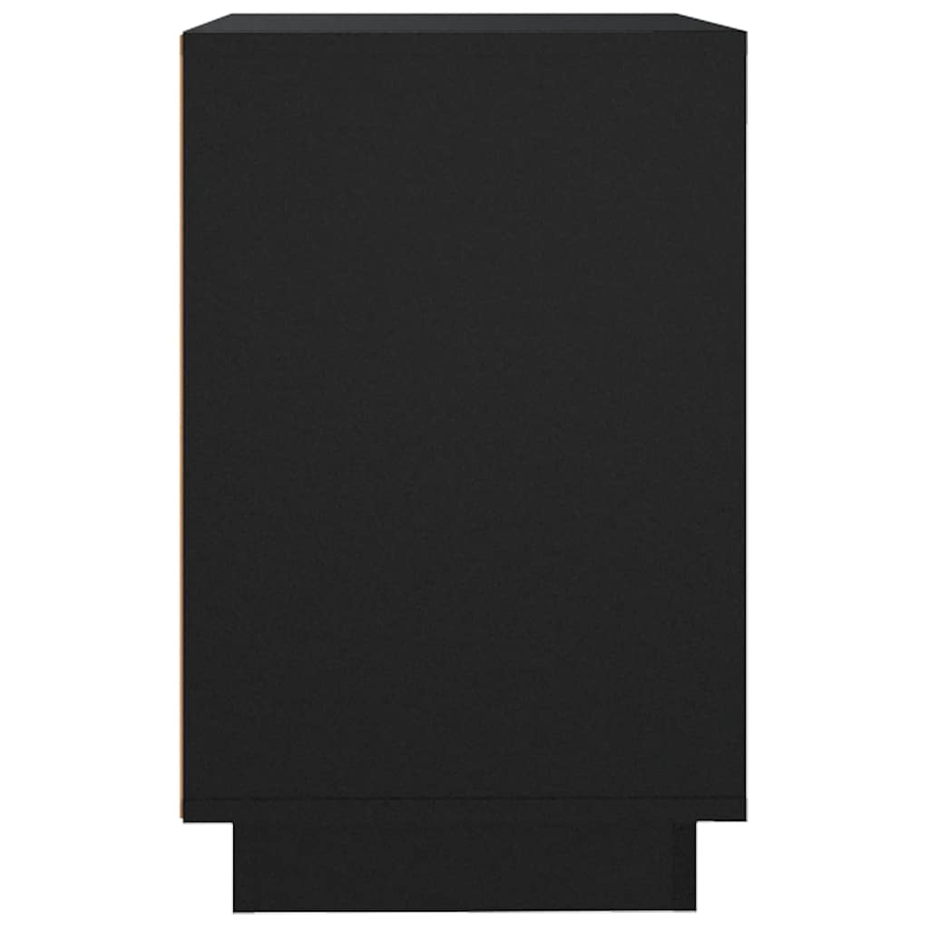 Credenza Nera 102x35x60 cm in Legno Multistrato | homemem39