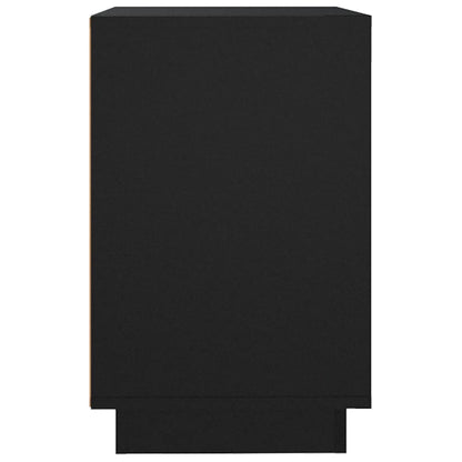 Credenza Nera 102x35x60 cm in Legno Multistrato | homemem39