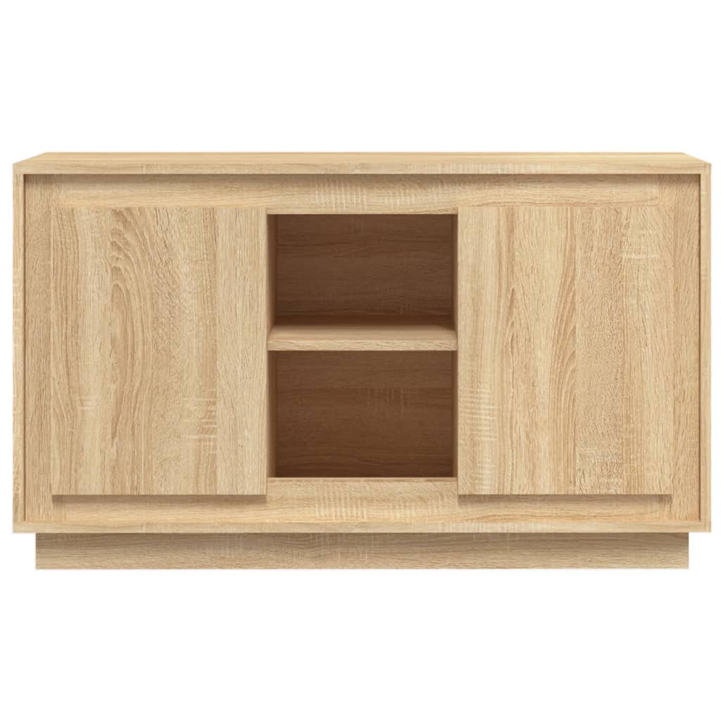 Credenza Rovere Sonoma 102x35x60 cm in Legno Multistrato - homemem39