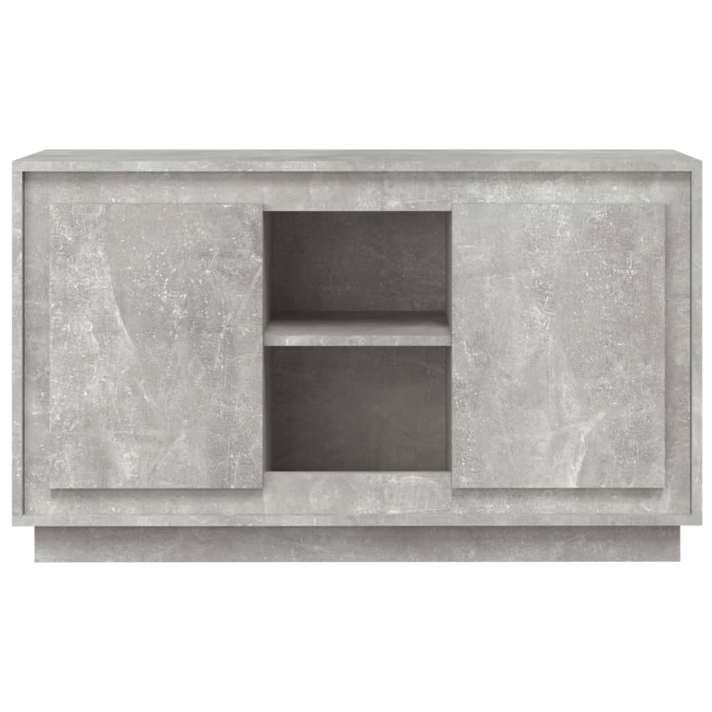 Credenza Grigio Cemento 102x35x60 cm in Legno Multistrato | homemem39