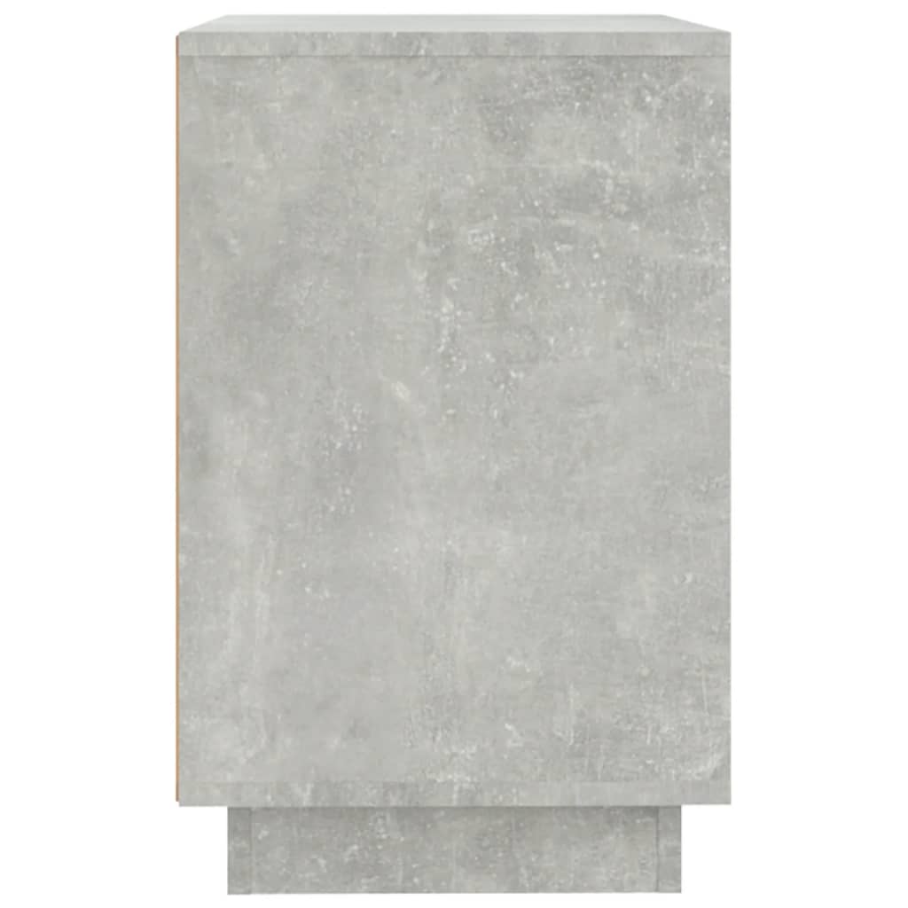 Credenza Grigio Cemento 102x35x60 cm in Legno Multistrato - homemem39