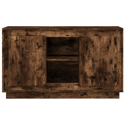 Credenza Rovere Fumo 102x35x60 cm in Legno Multistrato | homemem39