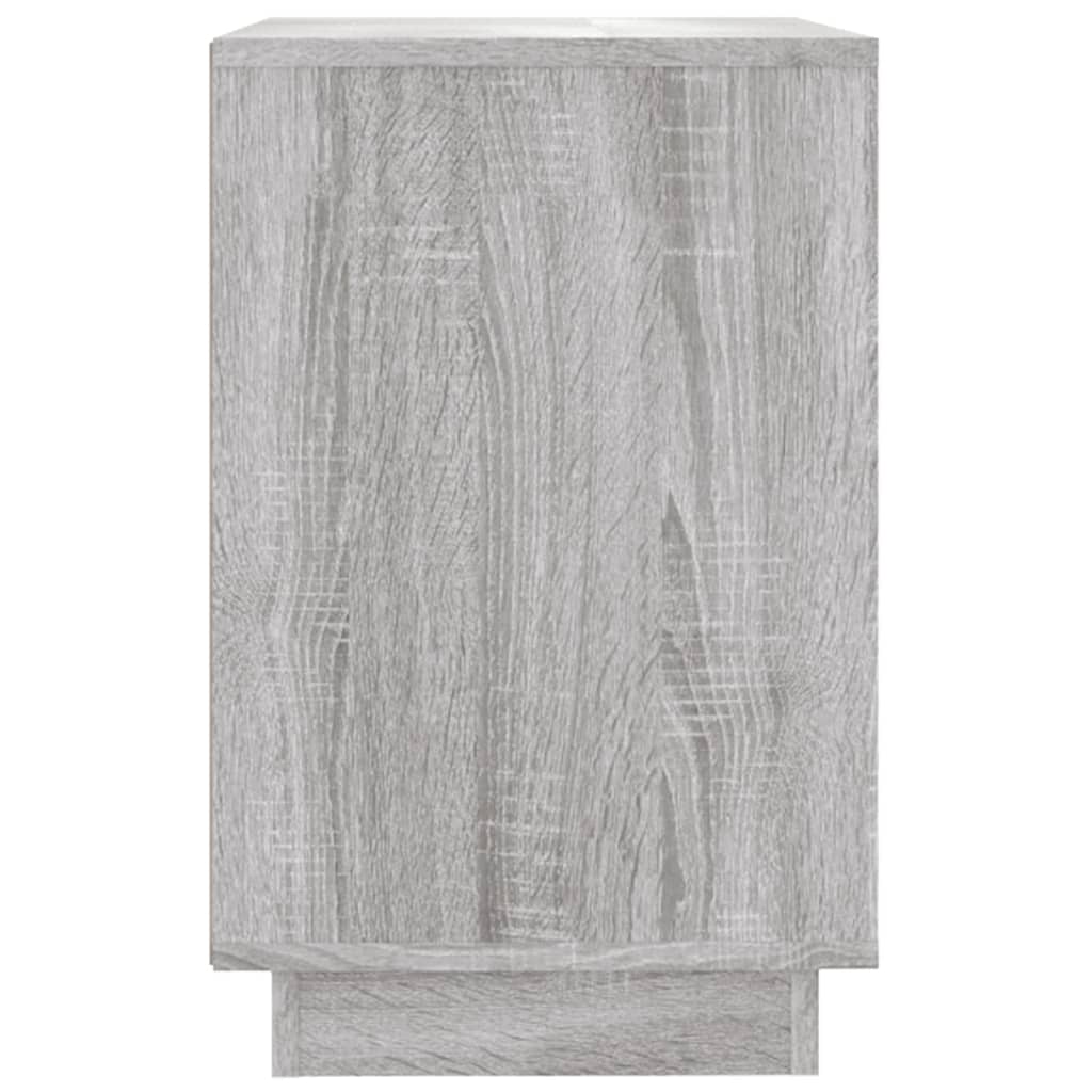 Credenza Grigio Sonoma 102x35x60 cm in Legno Multistrato - homemem39