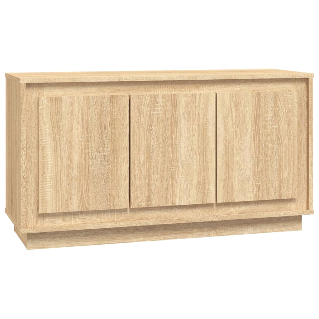 Credenza Rovere Sonoma 102x35x55 cm in Legno Multistrato - homemem39