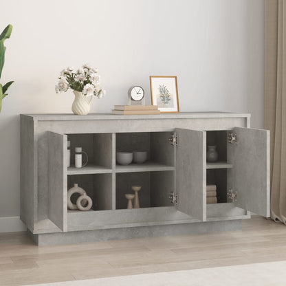 Credenza Grigio Cemento 102x35x55 cm in Legno Multistrato - homemem39