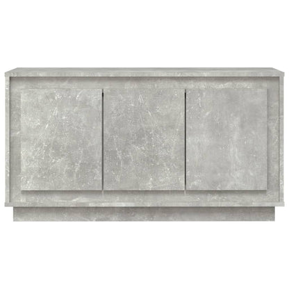 Credenza Grigio Cemento 102x35x55 cm in Legno Multistrato - homemem39