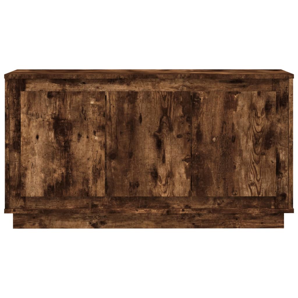 Credenza Rovere Fumo 102x35x55 cm in Legno Multistrato - homemem39