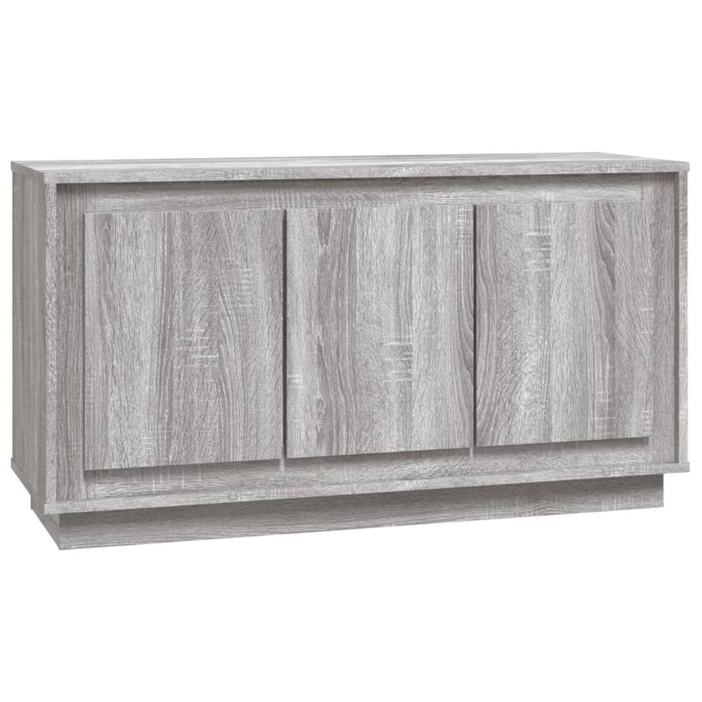 Credenza Grigio Sonoma 102x35x55 cm in Legno Multistrato | homemem39
