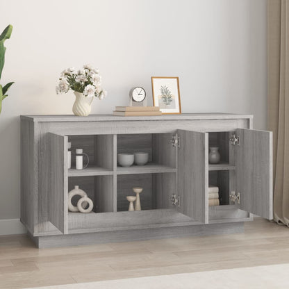 Credenza Grigio Sonoma 102x35x55 cm in Legno Multistrato - homemem39