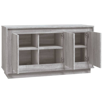 Credenza Grigio Sonoma 102x35x55 cm in Legno Multistrato - homemem39