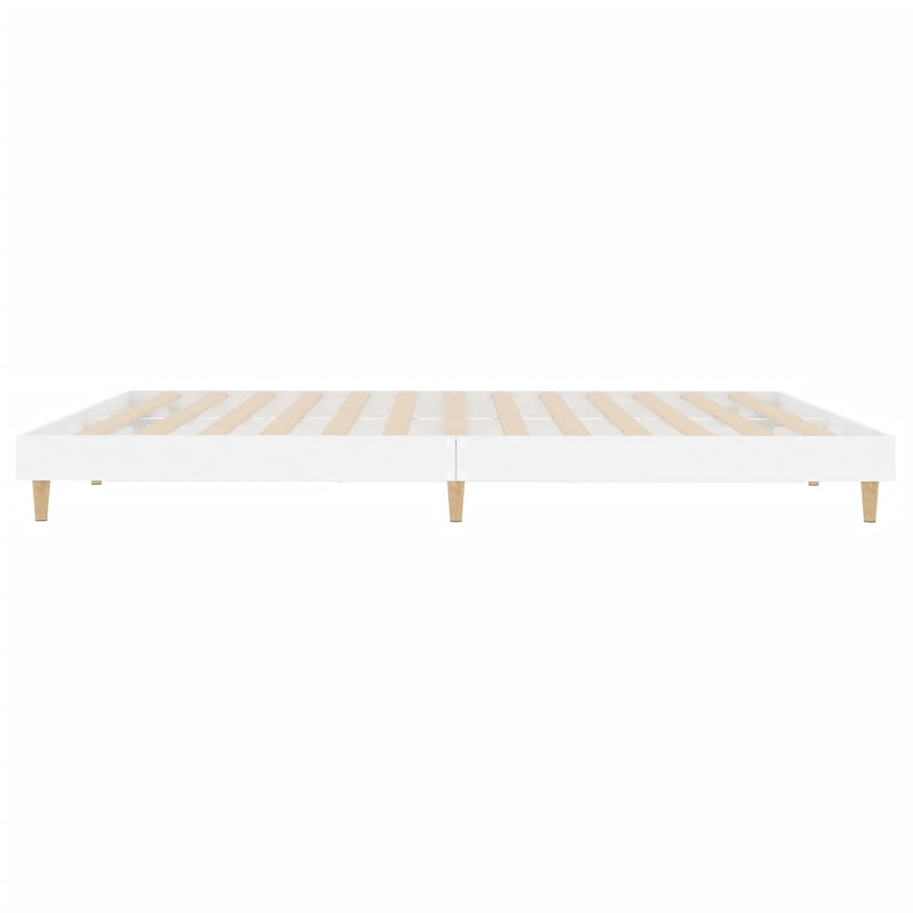 Giroletto Bianco Lucido 200x200 cm in Legno Multistrato - homemem39