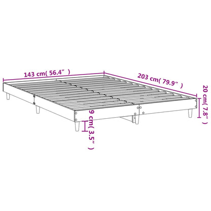 Giroletto Bianco 140x200 cm in Legno Multistrato - homemem39