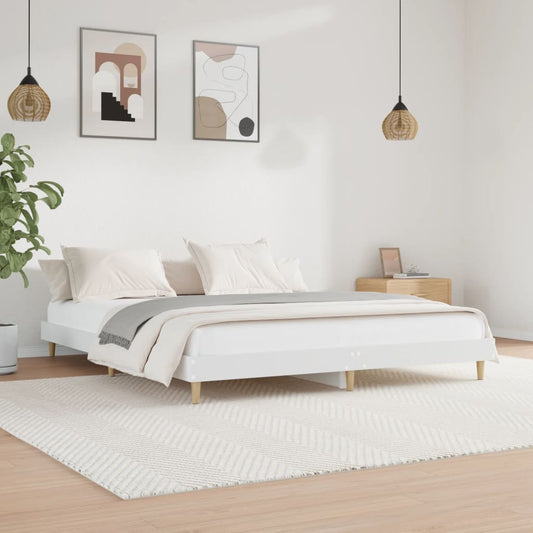 Giroletto Bianco 140x200 cm in Legno Multistrato - homemem39