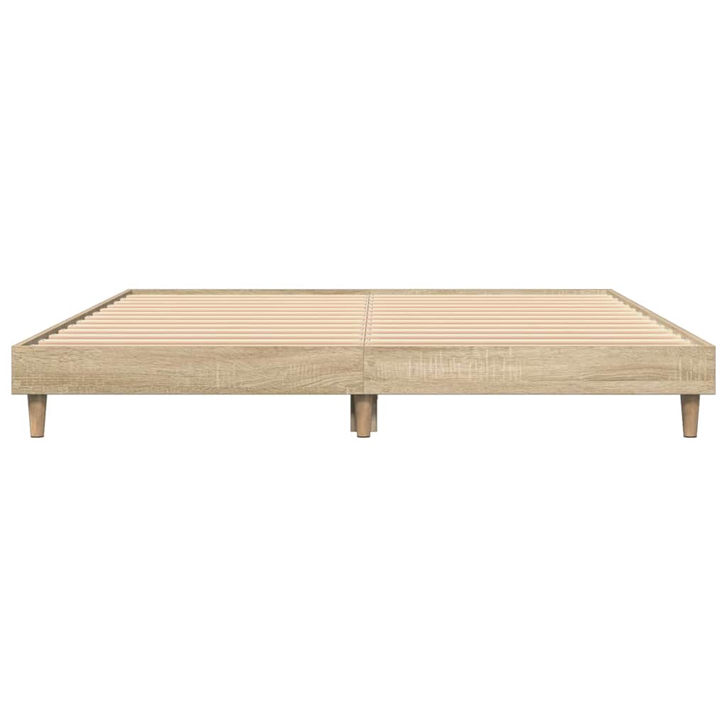 Giroletto senza Materasso Rovere Sonoma 140x200cm in Truciolato - homemem39