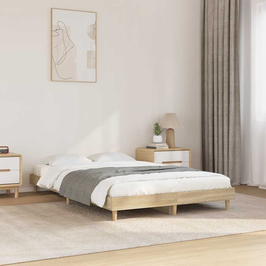 Giroletto senza Materasso Rovere Sonoma 120x200cm in Truciolato