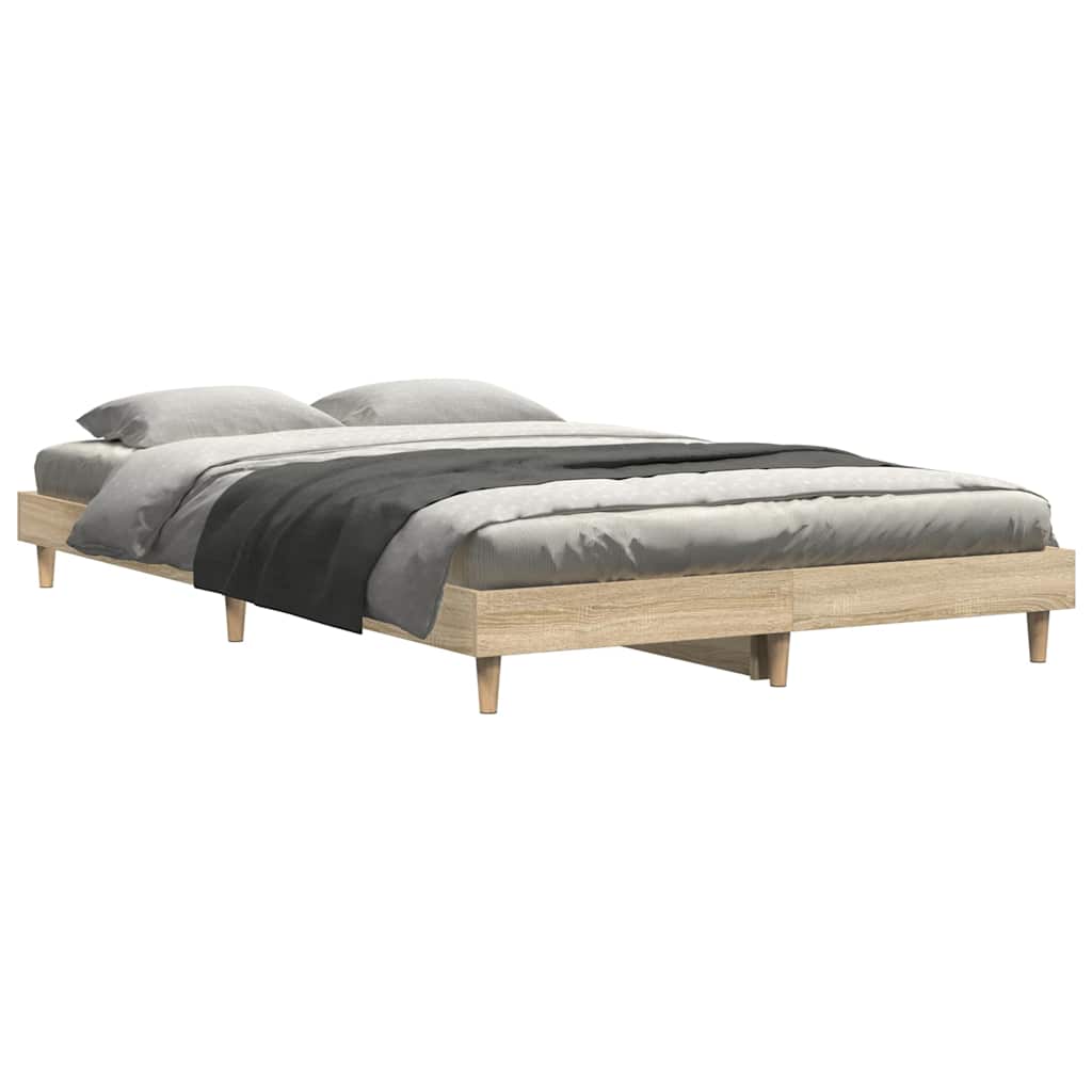 Giroletto senza Materasso Rovere Sonoma 120x200cm in Truciolato | homemem39