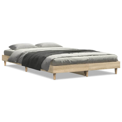 Giroletto senza Materasso Rovere Sonoma 120x200cm in Truciolato | homemem39