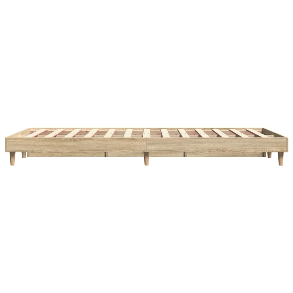 Giroletto senza Materasso Rovere Sonoma 120x200cm in Truciolato | homemem39