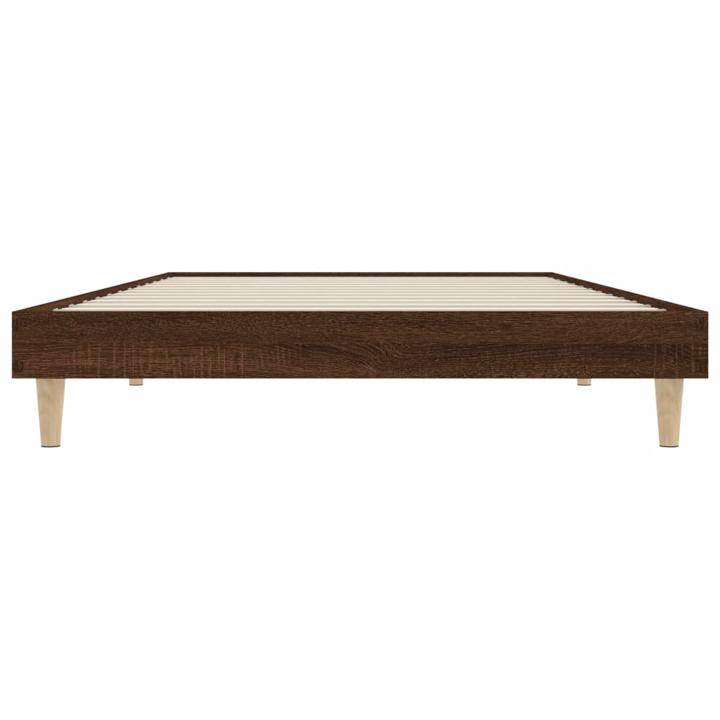 Giroletto senza Materasso Rovere Marrone 100x200 cm Truciolato - homemem39