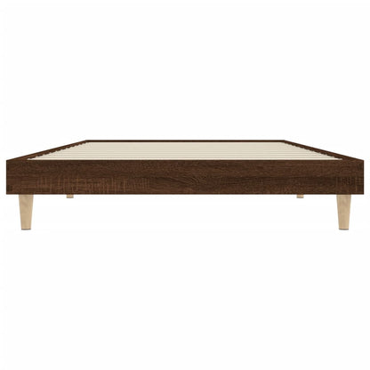 Giroletto senza Materasso Rovere Marrone 100x200 cm Truciolato - homemem39
