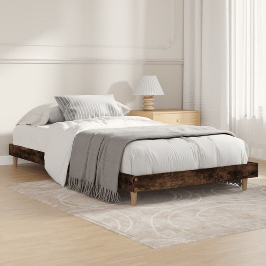 Giroletto senza Materasso Rovere Fumo 90x200 cm in Truciolato - homemem39