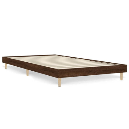 Giroletto senza Materasso Rovere Marrone 90x200cm in Truciolato - homemem39
