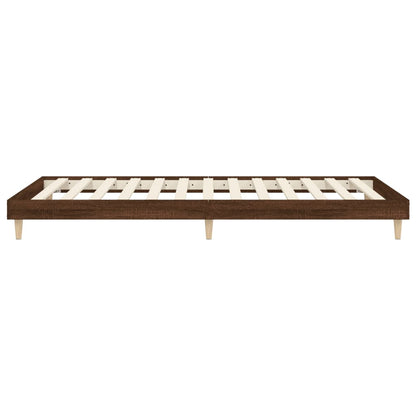 Giroletto senza Materasso Rovere Marrone 90x200cm in Truciolato - homemem39