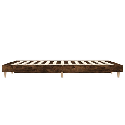 Giroletto senza Materasso Rovere Fumo 120x190 cm in Truciolato - homemem39
