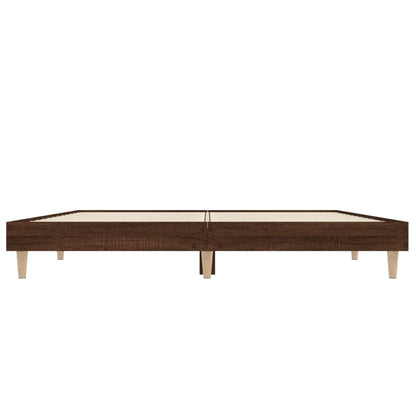 Giroletto senza Materasso Rovere Marrone 120x190 cm Truciolato - homemem39