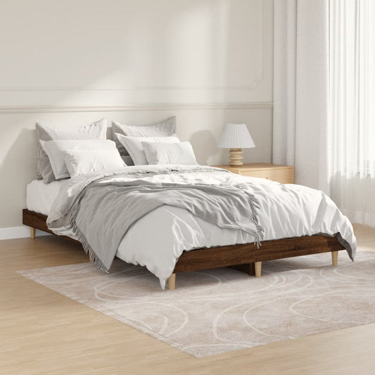 Giroletto senza Materasso Rovere Marrone 120x190 cm Truciolato - homemem39