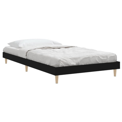 Giroletto Nero 90x190 cm in Legno Multistrato - homemem39