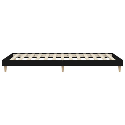 Giroletto Nero 90x190 cm in Legno Multistrato - homemem39