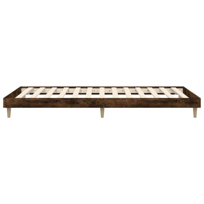 Giroletto senza Materasso Rovere Fumo 90x190 cm in Truciolato - homemem39