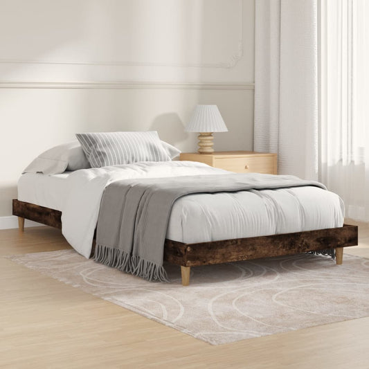 Giroletto senza Materasso Rovere Fumo 90x190 cm in Truciolato - homemem39