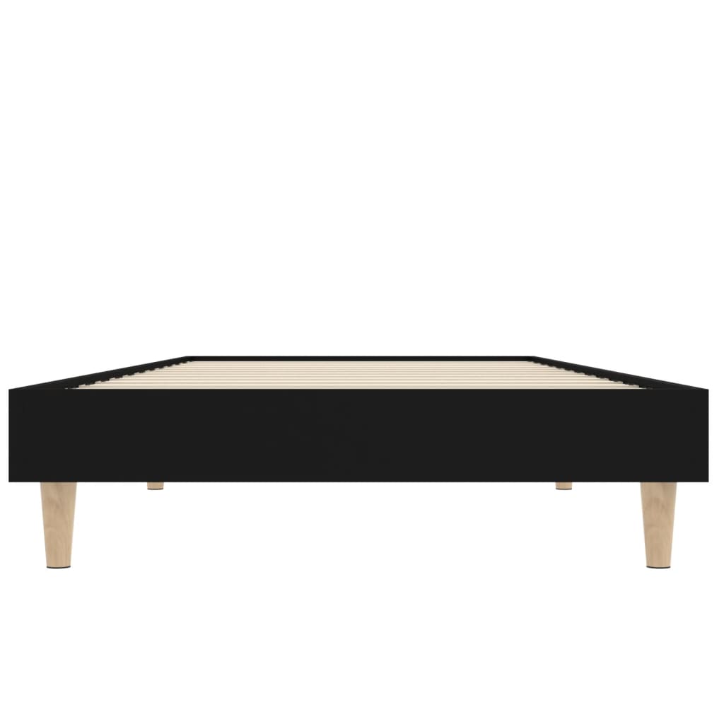Giroletto Nero 75x190 cm in Legno Multistrato - homemem39