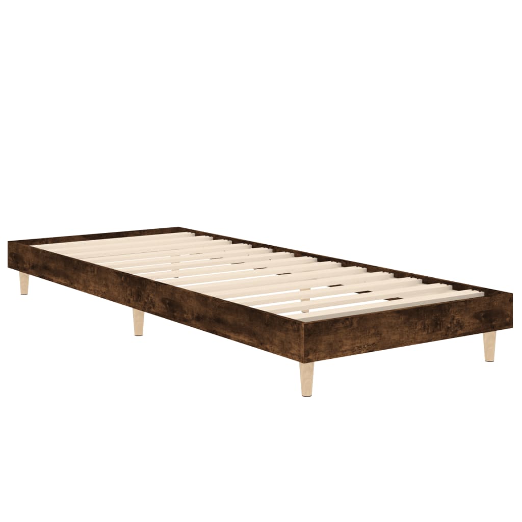 Giroletto senza Materasso Rovere Fumo 75x190 cm in Truciolato - homemem39
