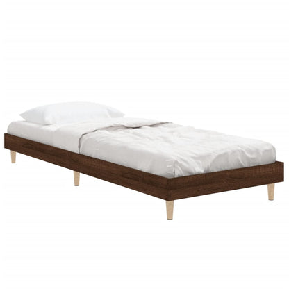 Giroletto senza Materasso Rovere Marrone 75x190cm in Truciolato - homemem39