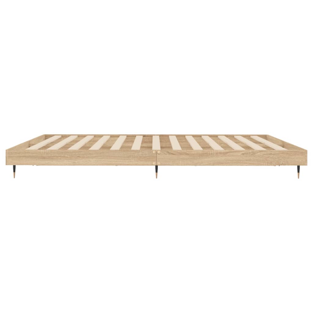 Giroletto senza Materasso Rovere Sonoma 120x200cm in Truciolato