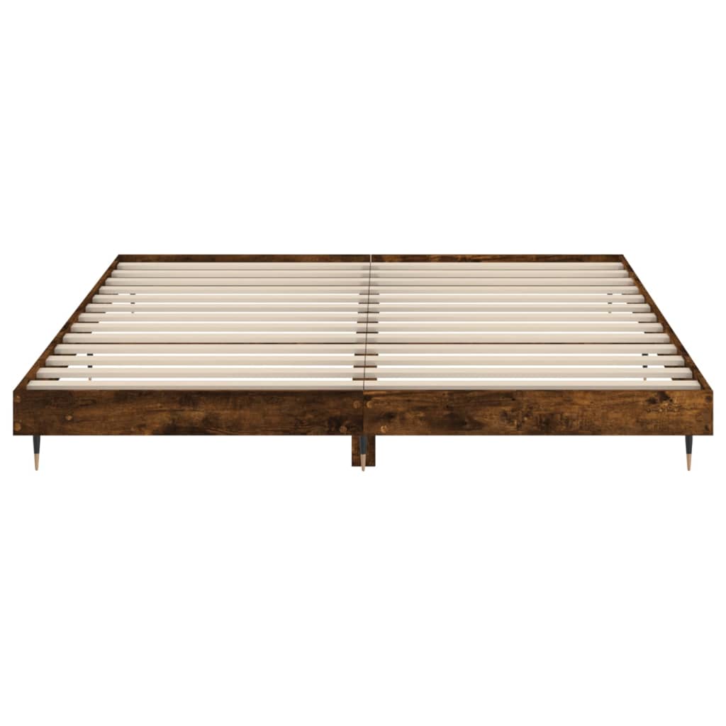 Giroletto senza Materasso Rovere Fumo 120x200 cm in Truciolato